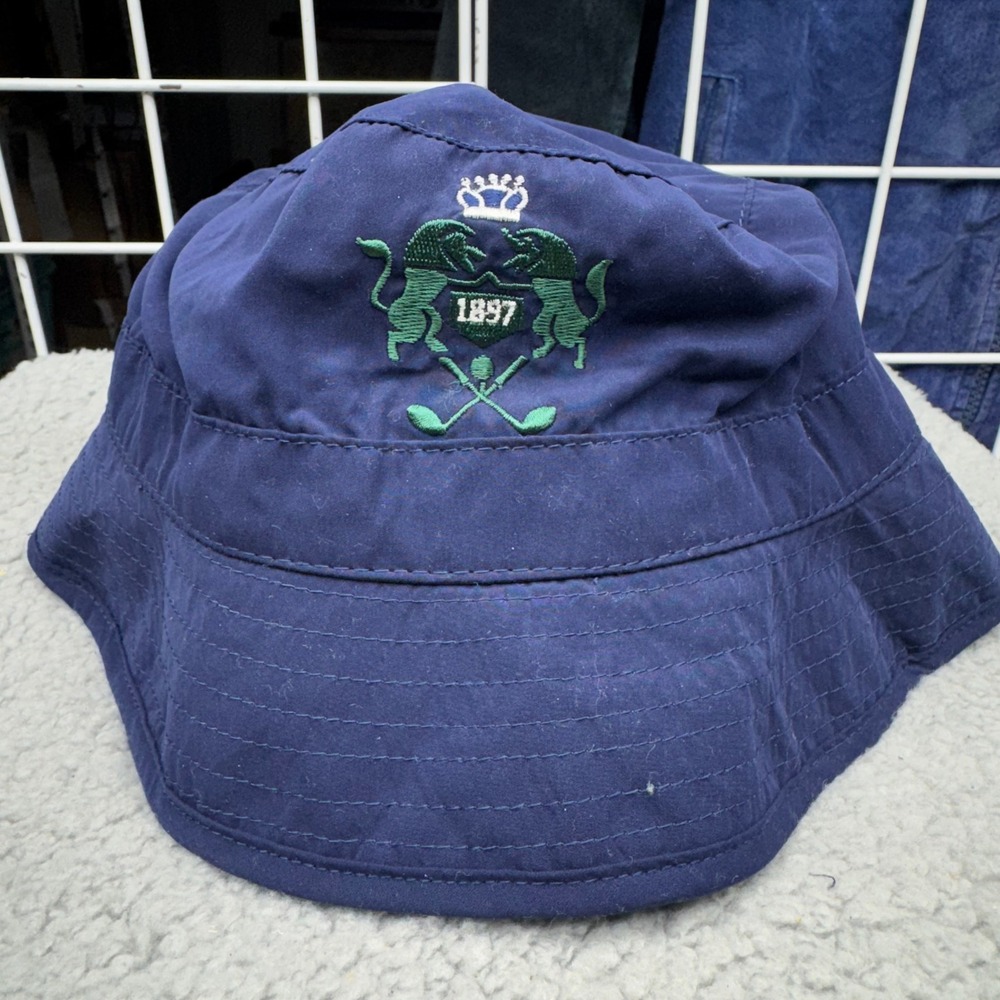 Tourney Bucket Hat Mens One Size Navy Gore-Tex Waterproof Golf Rain Gorpcore